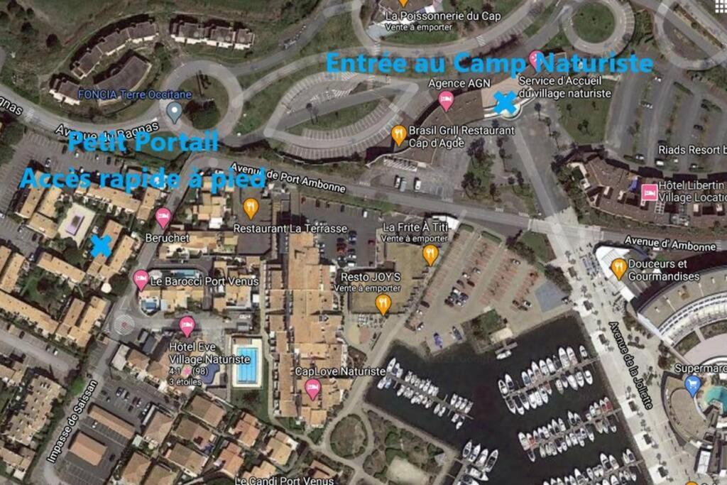 Cap d'Agde - Résidence Estivales - proche naturiste - Terrasse - Wifi - Parking - Piscine - Clim Extérieur photo